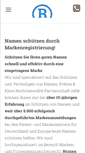 Mobile Screenshot of namen-schuetzen.de