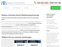 Tablet Screenshot of namen-schuetzen.de